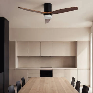 Imagen de Ventilador de Techo con luz Silencioso DC Leros