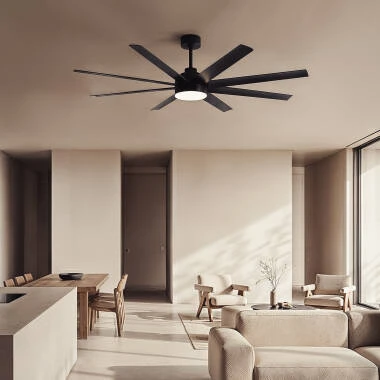 Ventilador de Techo con luz Silencioso DC Hidra XXL