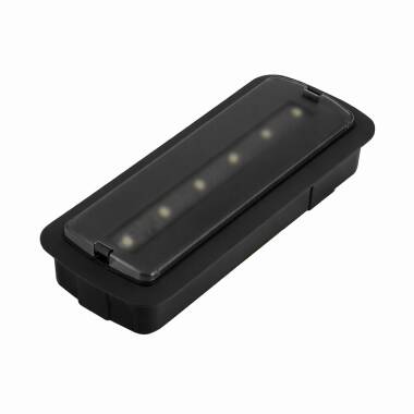 Luz Emergencia LED 3W 400lm Permanente/No Permanente 3 Horas de Autonomía con Autotest