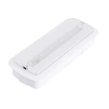 Luz de Emergência LED 3 W, 200 lm, Permanente/Não Permanente, 3 Horas de Autonomia