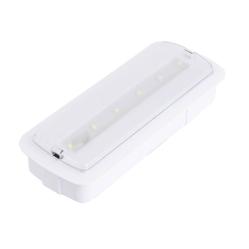 Imagen de Luz Emergencia LED 3W 200lm Permanente/No Permanente 3 Horas de Autonomía con Autotest