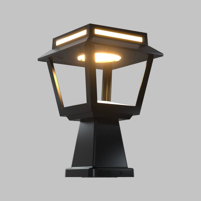 Imagen de Baliza de Sobremuro Solar LED 15W Tower 100LM/W con Sensor de Movimiento