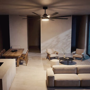 Imagem de Ventoinha de Teto com luz Silenciosa DC Hidra XXL