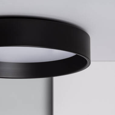 Imagen de Plafón LED 20W Circular Metal Ø450 mm Negro Design