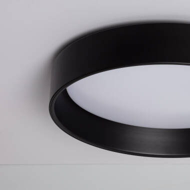 Imagen de Plafón LED 20W Circular Metal Ø450 mm Negro Design