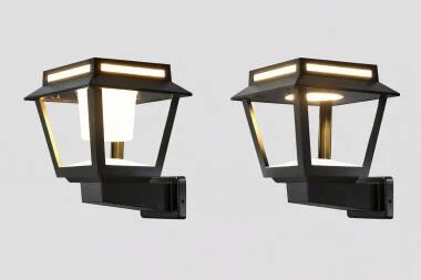 Aplique de Pared Solar LED 15W Tower 100lm/w con Sensor de Movimiento