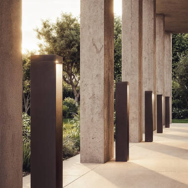 Imagem de Baliza Exterior LED 65cm 8W Alumínio Renald Preto