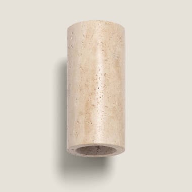 Imagen de Aplique de Pared Travertino y madera Enzo