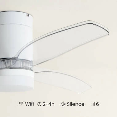 Imagen de Ventilador de Techo con luz Silencioso DC Leros