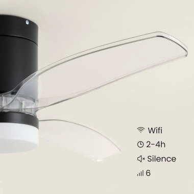 Imagen de Ventilador de Techo con luz Silencioso DC Leros