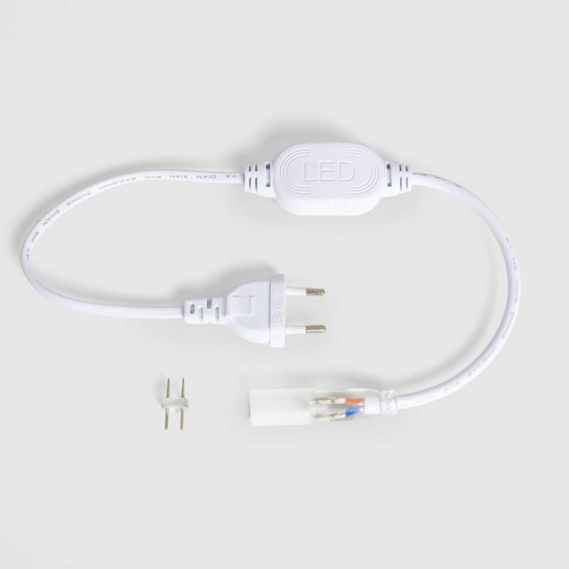 Imagen de Cable Rectificador Manguera LED Redonda 220V AC IP65 Corte 100 cm