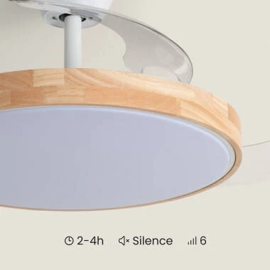 Imagen de Ventilador de Techo con luz Silencioso DC aspas retráctiles Dari