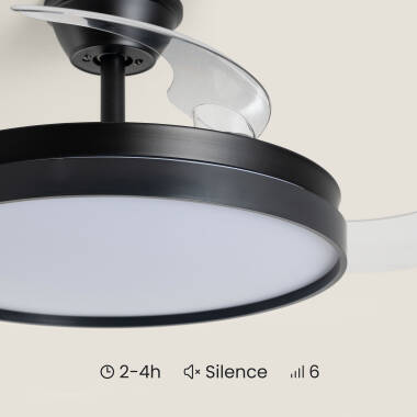 Imagem de Ventoinha de teto com luz silenciosa DC com pás retráteis Kaios