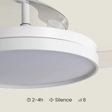Imagen de Ventilador de Techo con luz Silencioso DC aspas retráctiles Kaios