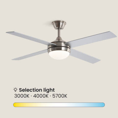 Imagen de Ventilador de Techo con luz Silencioso DC aspas de madera Navy Evo
