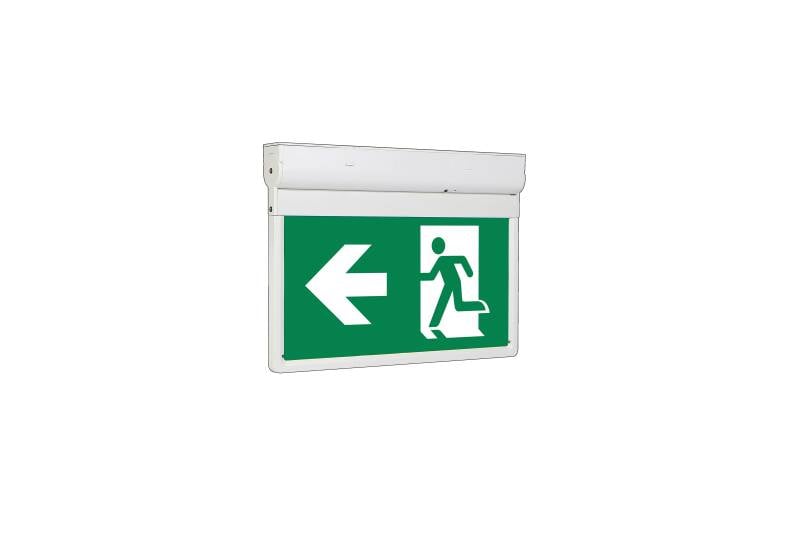 Imagen de Luz de Emergencia LED Superficie 60lm DALI2 Permanente/No Permanente con Cartel Doble Cara