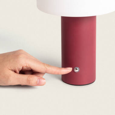 Imagen de Lámpara de Mesa LED Portátil Metal con Batería USB Recargable Leta