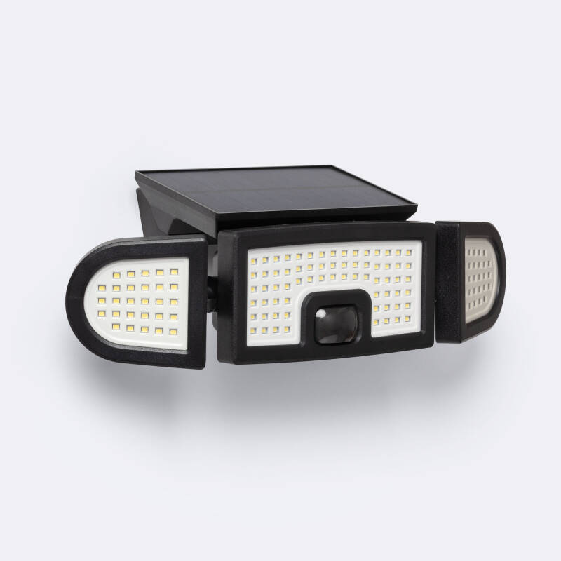 Imagen de Foco Proyector LED Solar 7W IP65 con Sensor de Movimiento PIR y Crepuscular Cave