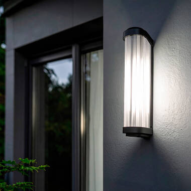 Imagen de Aplique de Pared Exterior Cristal y Material Peridot