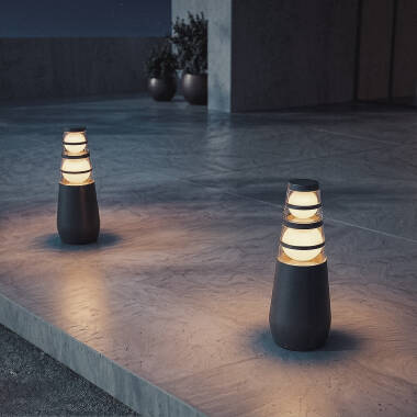 Imagen de Baliza Exterior LED 8W Superficie Pie 38cm Double-Dareh