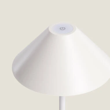 Imagem de Candeeiro de Mesa LED Portátil para Exterior em Metal com Bateria USB Recarregável Kivuli