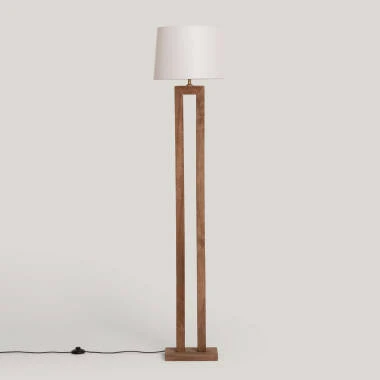 Lámpara de Pie Madera Abner