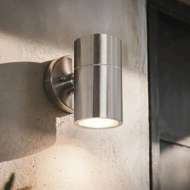 Aplique de Parede de Aço Inoxidável Satin