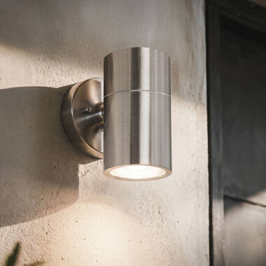Imagen de Aplique de Pared Exterior de Acero Inoxidable Satin