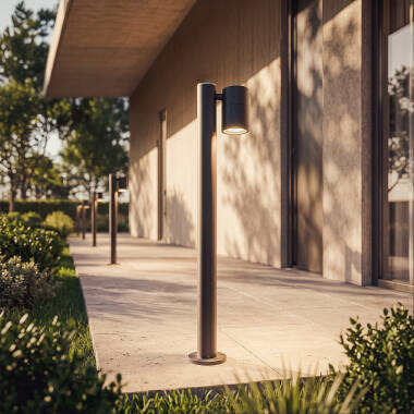 Imagen de Baliza Exterior Superficie Pie 90cm Acero Inoxidable Stone