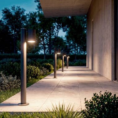 Imagen de Baliza Exterior Superficie Pie 90cm Acero Inoxidable Stone