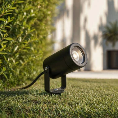 Foco Exterior LED com Espeto Leaf para Lâmpada GU10