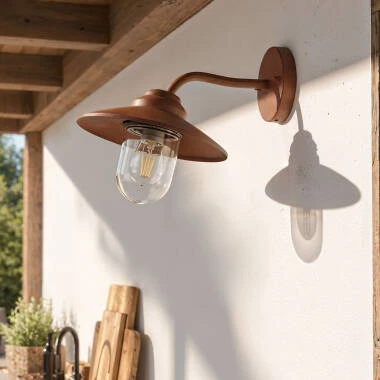 Candeeiro de Parede Exterior Metal Perth