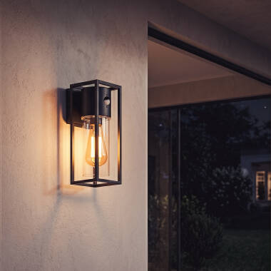 Imagen de Aplique de Pared Exterior Aluminio con Detector de Movimiento Siawja