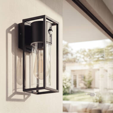 Imagen de Aplique de Pared Exterior Aluminio con Detector de Movimiento Siawja