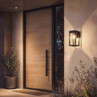 Imagen de Aplique de Pared Exterior Aluminio Ankari