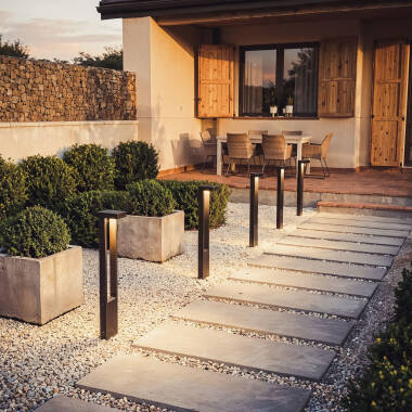 Imagen de Baliza Exterior LED 65cm 10W Aluminio Droxe Negro