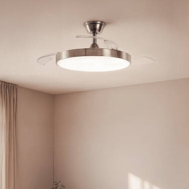 Imagen de Ventilador de Techo con luz Silencioso DC aspas retráctiles Tori