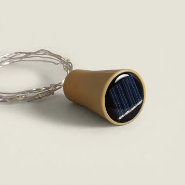 Imagem de Grinalda Solar Exterior LED Arame para Garrafa