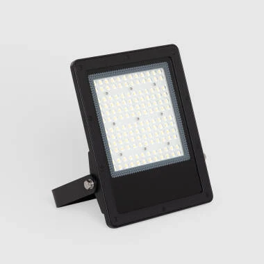 Foco Projetor LED 100W Regulável TRIAC 170 lm/W IP65 ELEGANCE Slim PRO Preto