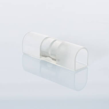 Conector Tira LED Neón Regulable 220V Semicircular 180 IP67