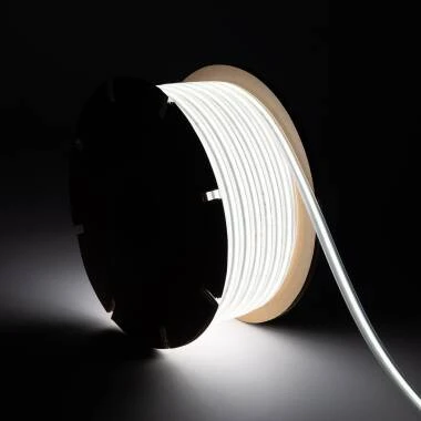Fita LED Regulável 220V COB Autorrectificada 320 LED/m ROLO 50m 8W/m 720 lm/m Largura 12mm Corte 50cm IP65 CRI90