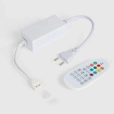 Controlador para Tira LED RGB 220V WCOB Silicone FLEX con Mando RF