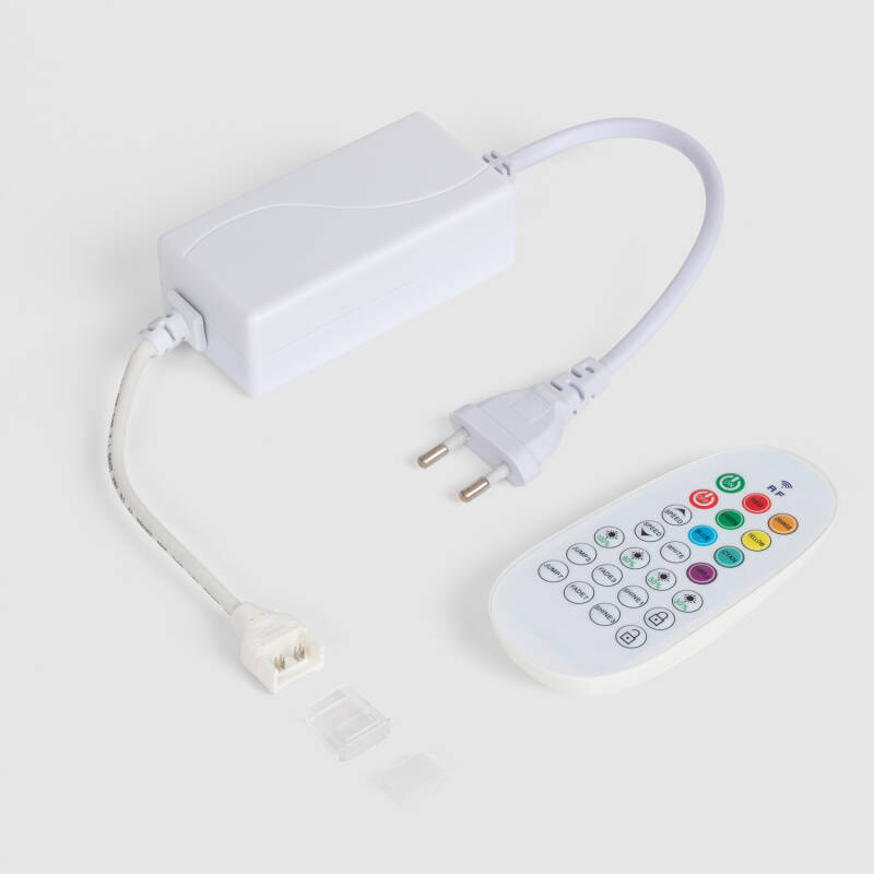 Imagen de Controlador para Tira LED RGB 220V WCOB Silicone FLEX con Mando RF