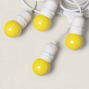 Imagen de Guirnalda Exterior con Bombillas LED E27 5.5m IP65 Blanco