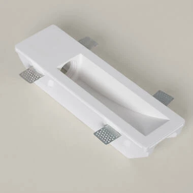 Aplique de Pared Integración Escayola/Pladur para Bombilla LED GU10 / GU5.3 Corte 353x103 mm