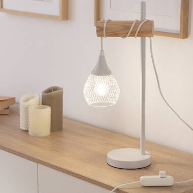 Imagen de Lámpara de Mesa de Metal WiFi con Regulador Monah