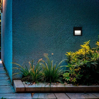 Imagem de Baliza LED Edulis Quadrada Encastrável Parede