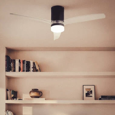 Ventilador de Techo con luz Silencioso DC Leros