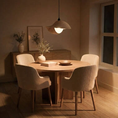 Imagen de Lámpara Colgante Bambú Shuka Acacia  Ø480 mm ILUZZIA