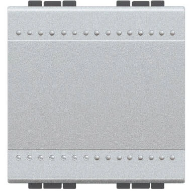 Mecanismo Interruptor de Cruzamento 2 Módulos 16AX Borne Terminal de Parafuso BTicino Living Light NT4004M2N